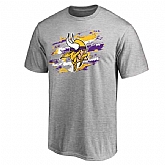 Men's Minnesota Vikings NFL Pro Line True Color T-Shirt Heathered Gray,baseball caps,new era cap wholesale,wholesale hats